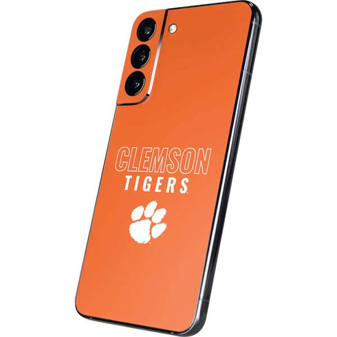 Clemson University Tigers Logo Galaxy S22 Plus Skin